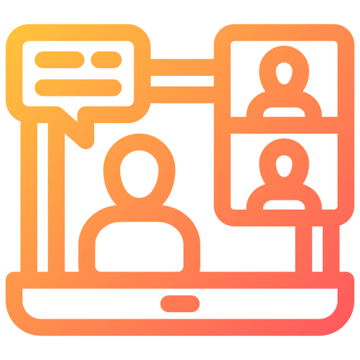 formación en línea icono gratis