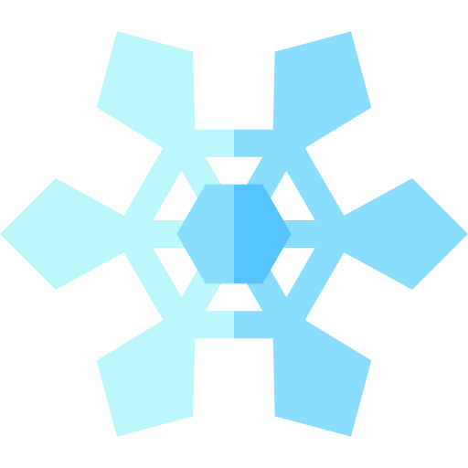 Snowflake Basic Straight Flat icon