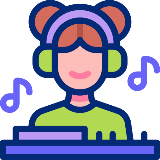 disc jockey grátis ícone