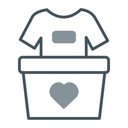 roupas grátis ícone