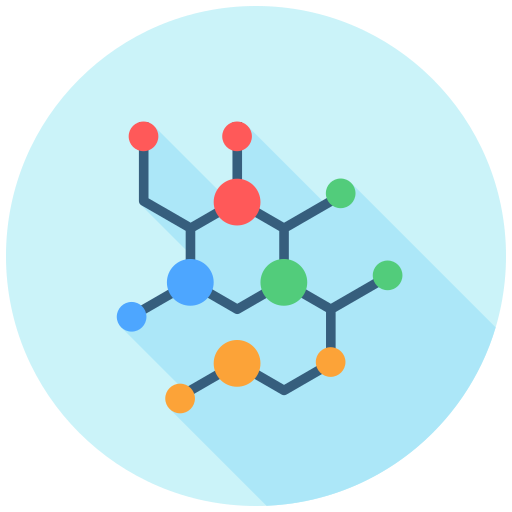 molécules Icône gratuit molécules Icône gratuit