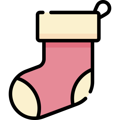 chaussette de noël Icône gratuit chaussette de noël Icône gratuit