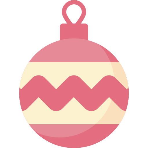 bola de navidad icono gratis