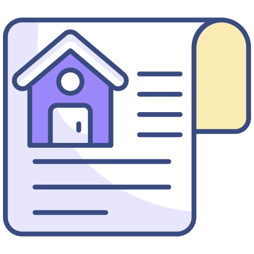 contrato de alquiler icono gratis