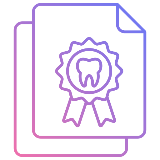 Сертификат стоматолога бесплатно иконка Сертификат стоматолога бесплатно иконка