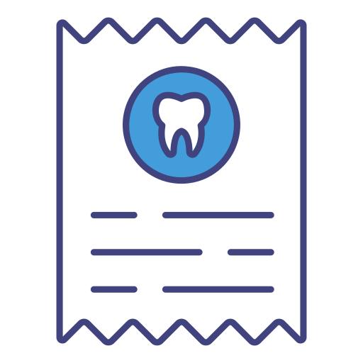 factura dental icono gratis