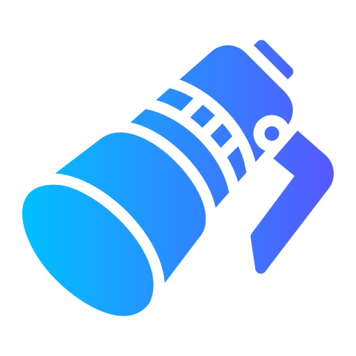 telefotográfico icono gratis