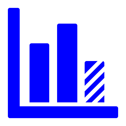 gráfico de barras icono gratis