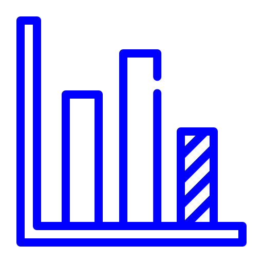 gráfico de barras icono gratis