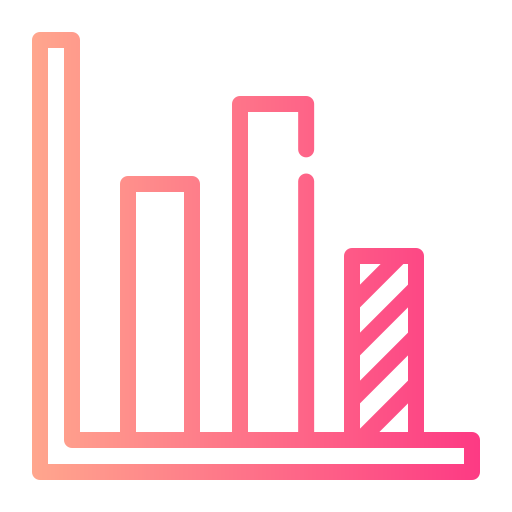 gráfico de barras icono gratis