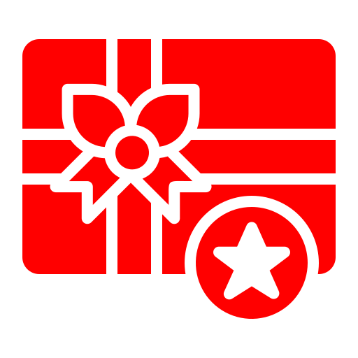 tarjeta de regalo icono gratis