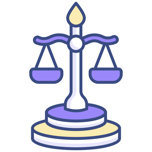 equilibrio de justicia icono gratis