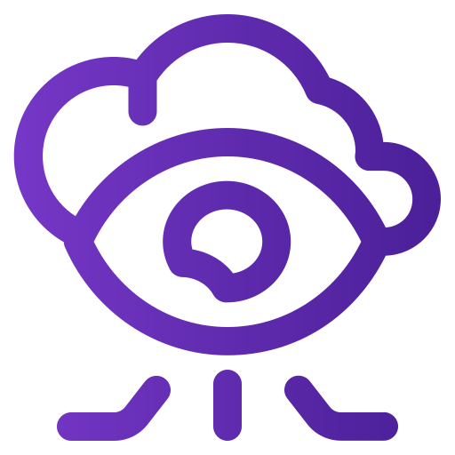 visión icono gratis