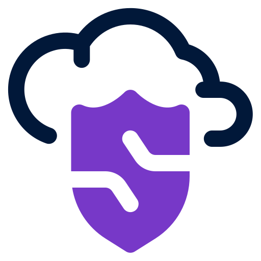 protección en la nube icono gratis