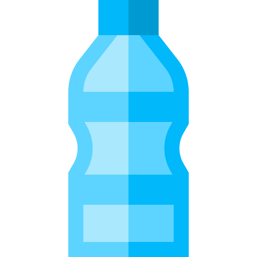 Water Bottle Basic Straight Flat Icon