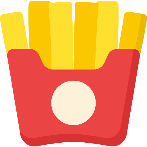 Francés fritas icono gratis