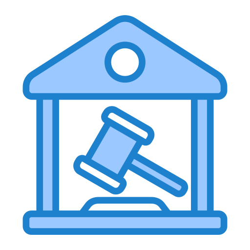 sala de justicia icono gratis