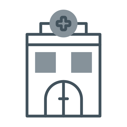 consultorio médico icono gratis