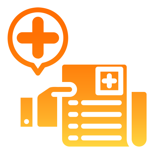 informe médico icono gratis