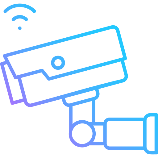 cámara de seguridad icono gratis