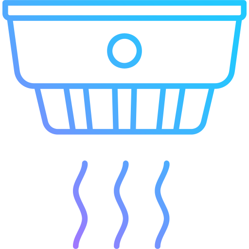 detector de humo icono gratis