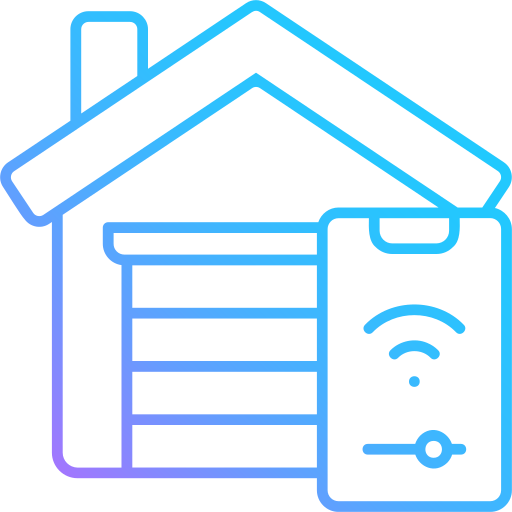 garaje inteligente icono gratis