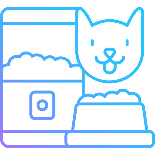 alimentación de mascotas icono gratis