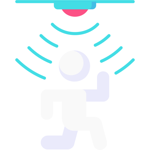 sensor de movimiento icono gratis