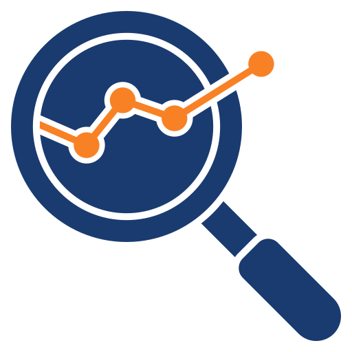 investigación de mercado icono gratis