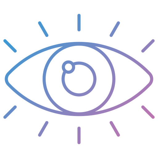 visión icono gratis