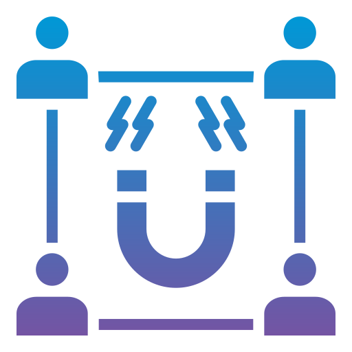 marketing entrante icono gratis