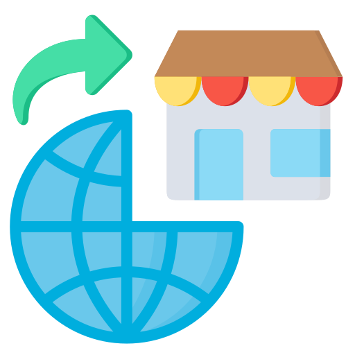 mercado global icono gratis