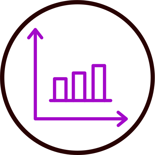 gráfico de barras icono gratis