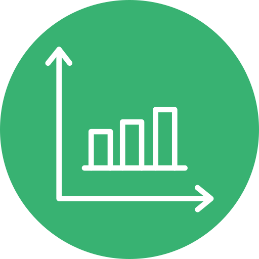 gráfico de barras icono gratis