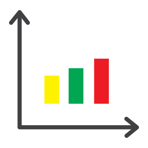 gráfico de barras icono gratis