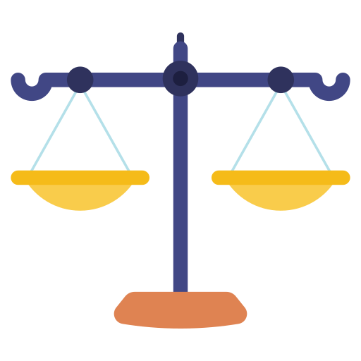 Balance scale free icon