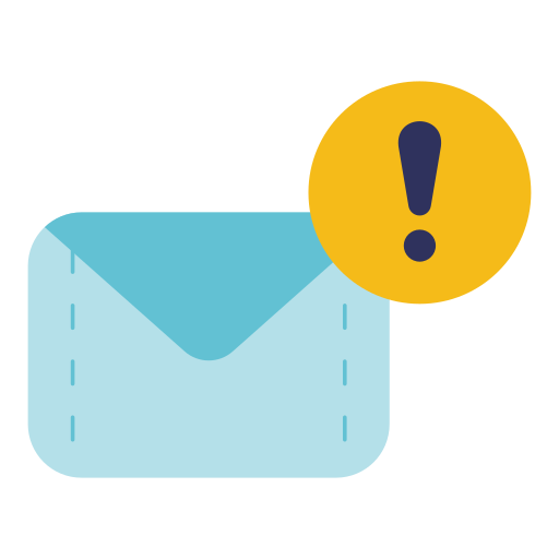 alerta de correo electrónico icono gratis