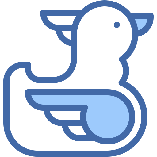 patito de goma icono gratis