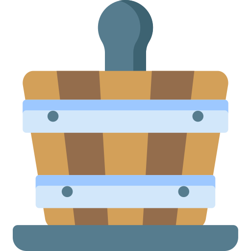 Wood bucket Special Flat icon