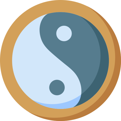 Yin yang icono gratis