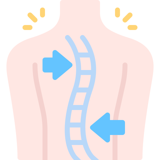 escoliosis icono gratis