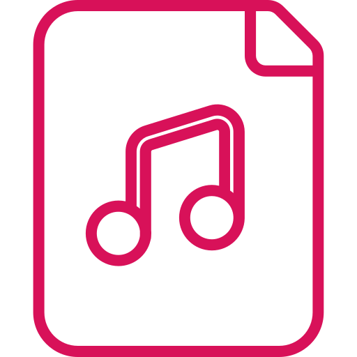 archivos de música icono gratis