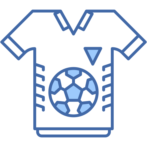 camiseta de fútbol icono gratis