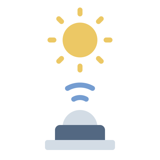 sensor de luz icono gratis