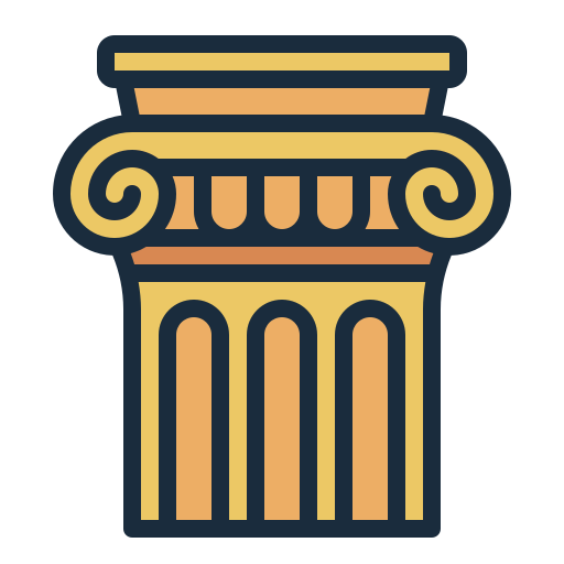 columna griega icono gratis