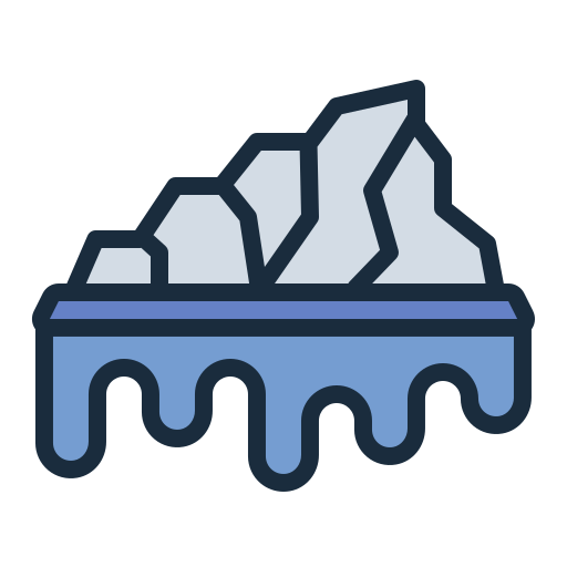 iceberg icono gratis