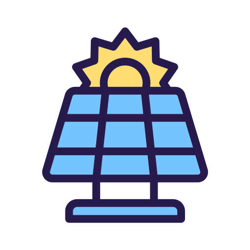 panel solar icono gratis