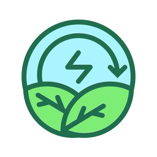 energía ecológica icono gratis