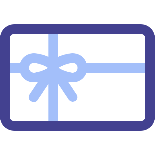 tarjeta de regalo icono gratis