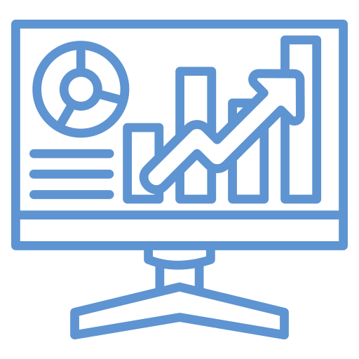 visualización de datos icono gratis